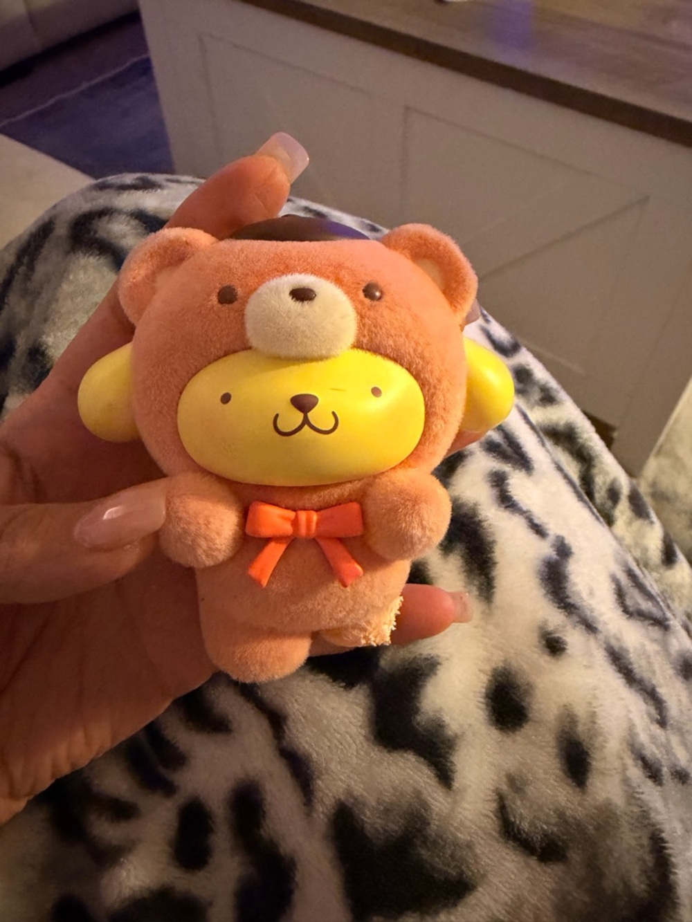 IN SEARCH OF - Hello Kitty and Friends Latte Bear Fitness Figure - Pompompurin